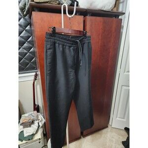 Acne Studios Designer Black Mohair Sweatpants Ryder L Pw MH SSize 46